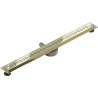 Mexen Flat 360° M18 Linienablauf schwenkbar 90 cm, gold - 1523090-40