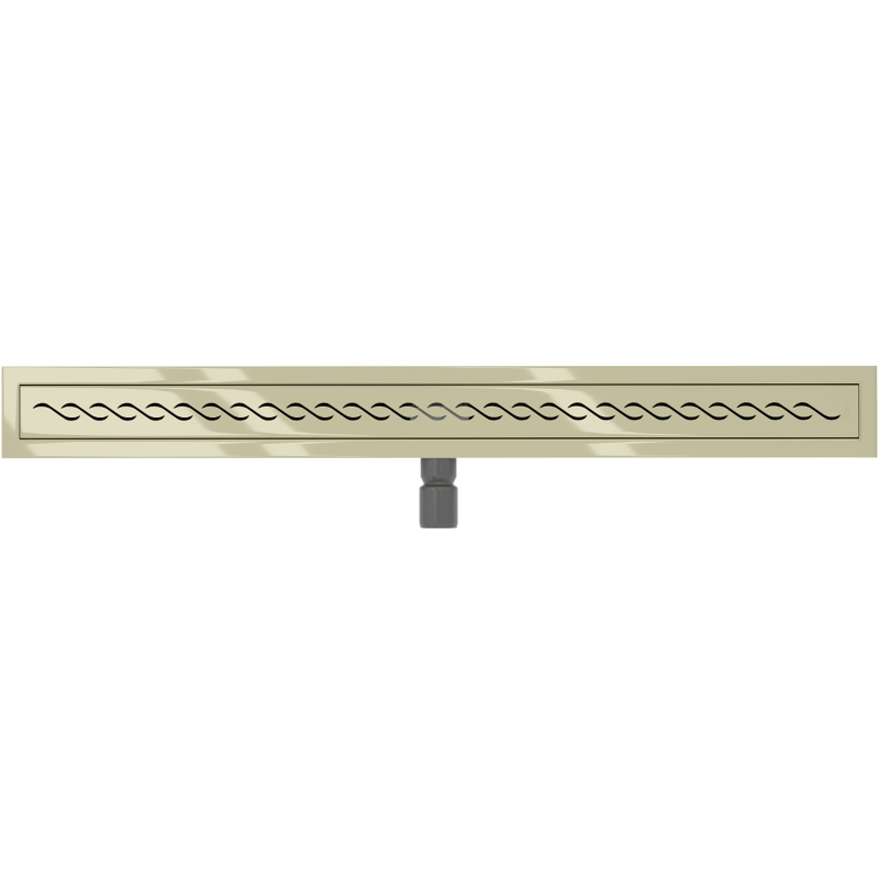 Mexen Flat 360° M18 Drehbare Linienentwässerung 80 cm, Gold - 1523080-40