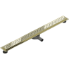 Mexen Flat 360° M12 Drehbarer Linienablauf 100 cm, gold - 1521100-40