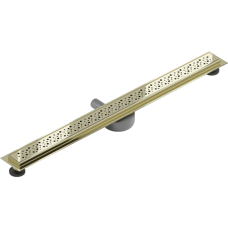 Mexen Flat 360° M12 Drehbarer Linienablauf 100 cm, gold - 1521100-40