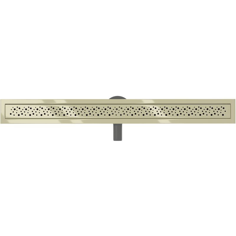 Mexen Flat 360° M12 linearer Drehabfluss 90 cm, gold - 1521090-40