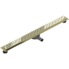 Mexen Flat 360° M12 Drehbarer linienförmiger Abfluss 80 cm, gold - 1521080-40