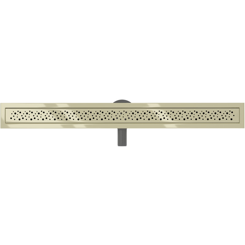 Mexen Flat 360° M12 Drehbarer Linienablauf 80 cm, Gold - 1521080-40