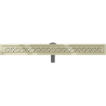Mexen Flat 360° M12 linearer Drehablauf 80 cm, gold - 1521080-40