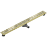 Mexen Flat 360° M01 Drehbarer Linienablaufrinne 90 cm, Gold - 1520090-40