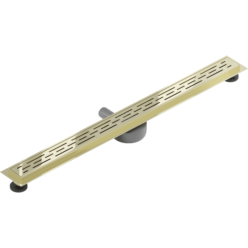 Mexen Flat 360° M01 drehbarer Linienablauf 80 cm, gold - 1520080-40