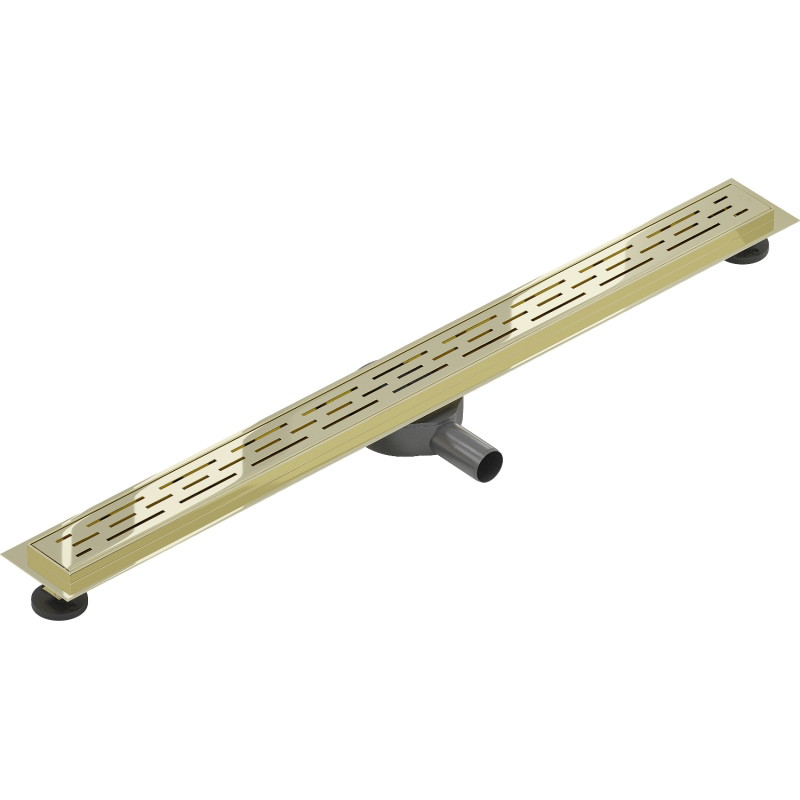Mexen Flat 360° M01 rotierbarer Linienabfluss 80 cm, gold - 1520080-40
