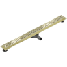 Mexen Flat 360° M01 drehbarer Linienablauf 80 cm, gold - 1520080-40
