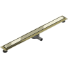 Mexen Flat 360° M13 drehbarer Linienabfluss 2in1 100 cm, Gold - 1510100-40