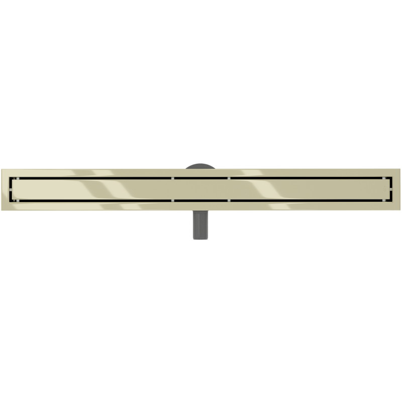 Mexen Flat 360° M13 Drehbarer Linienablauf 2-in-1 80 cm, gold - 1510080-40