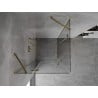 Mexen Mist-H Duo Duschkabine Schwingtür 75 x 75 cm, transparent, gold - 8A5-075L-075P-50-00