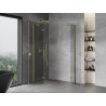 Mexen Mist-H Duo Duschkabine schwenkbar links 95 x 70 cm, transparent, gold - 8A5-095L-070P-50-00