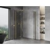 Mexen Mist-H Duo Schwingduschtür links 95 x 75 cm, transparent, gold - 8A5-095L-075P-50-00