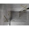 Mexen Mist-H Duo Duschkabine schwenkbar links 85 x 80 cm, transparent, gold - 8A5-085L-080P-50-00