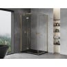 Mexen Mist-H Duo Duschkabine schwenkbar links 115 x 100 cm, transparent, gold - 8A5-115L-100P-50-00