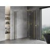 Mexen Mist-H Duo Duschtür rechts 110 x 120 cm, transparent, gold - 8A5-110L-120P-50-00