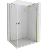 Mexen Mist-H Duo Duschtür rechts 110 x 120 cm, transparent, gold - 8A5-110L-120P-50-00