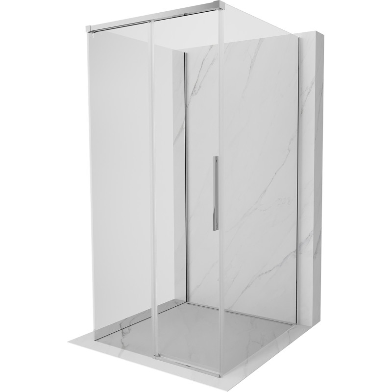Mexen Rox-3S 3-seitige Duschkabine zum Schieben 90 x 90 cm, transparent, Chrom - 8C2-090-090-01-00-3S