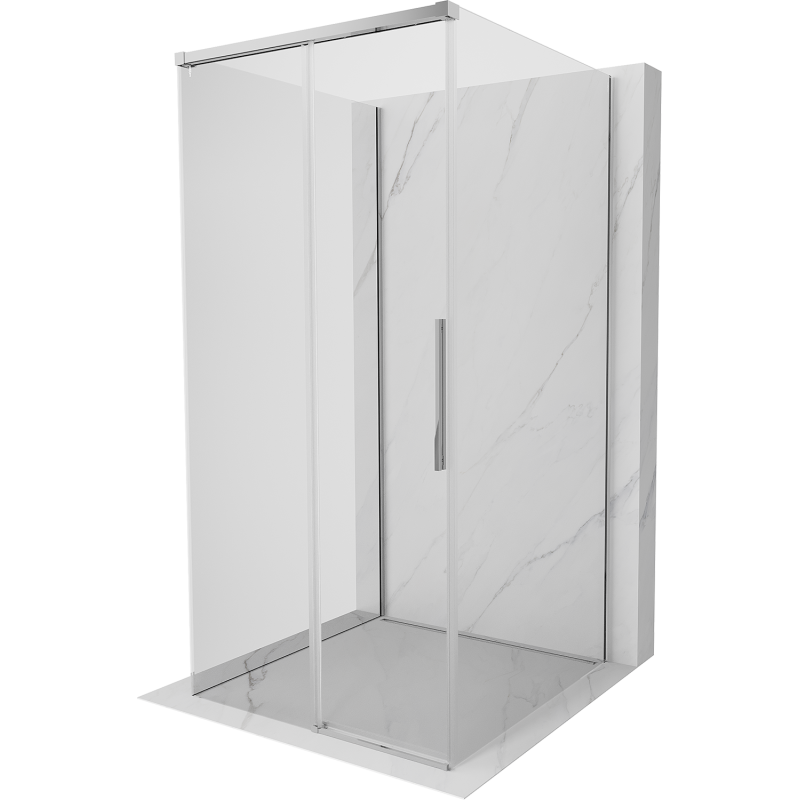 Mexen Rox-3S Duschkabine 3-seitig verschiebbar 90 x 90 cm, transparent, chrom - 8C2-090-090-01-00-3S
