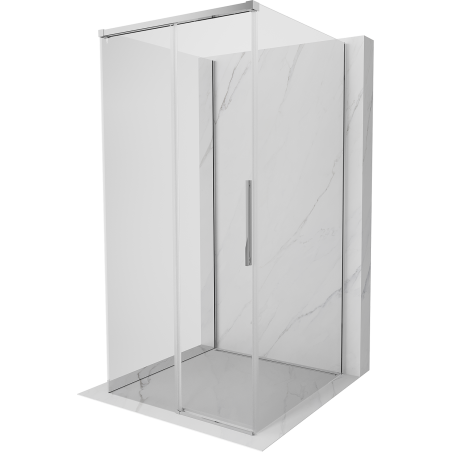 Mexen Rox-3S Duschkabine 3-seitig verschiebbar 110 x 110 cm, transparent, Chrom - 8C2-110-110-01-00-3S