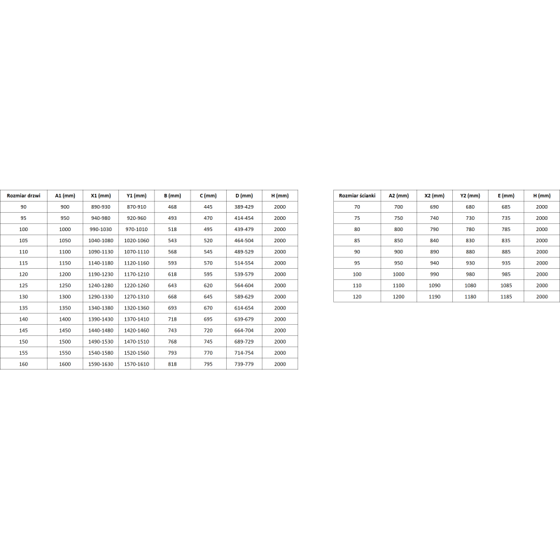 Mexen Rox-3S L Duschkabine 3-seitig, links verschiebbar 95 x 70 cm, schwarzer Rahmen, schwarz - 8C2L-095-070-70-70-3S-L