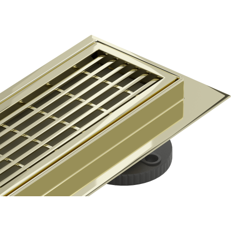 Mexen Flat 360° M33 Drehbarer linearer Ablauf 50 cm, Gold - 1533050-40