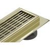 Mexen Flat 360° M33 Drehbarer linearer Ablauf 50 cm, Gold - 1533050-40
