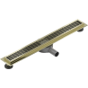 Mexen Flat 360° M33 Drehbarer linearer Ablauf 50 cm, Gold - 1533050-40