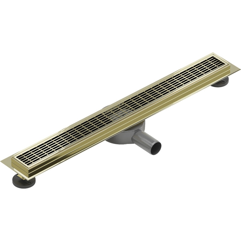 Mexen Flat 360° M33 Drehbarer Linienablauf 60 cm, gold - 1533060-40