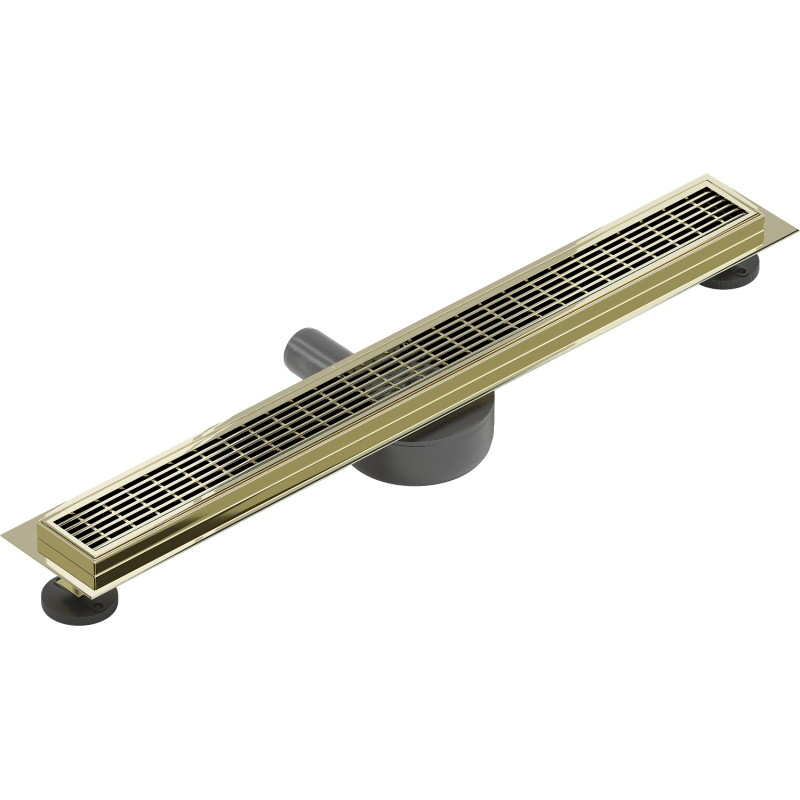 Mexen Flat 360° M33 Drehbarer Linienablauf 60 cm, gold - 1533060-40