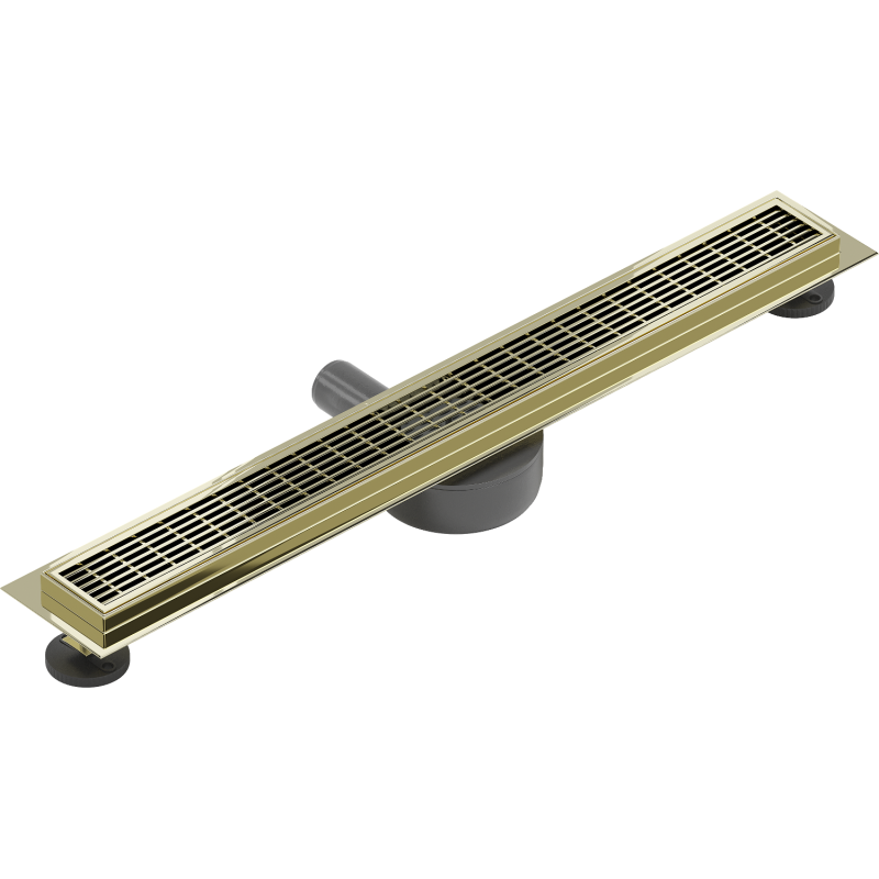 Mexen Flat 360° M33 Rotierender Rinnenablauf 70 cm, Gold - 1533070-40