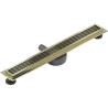 Mexen Flat 360° M33 drehbarer Linienabfluss 70 cm, gold - 1533070-40