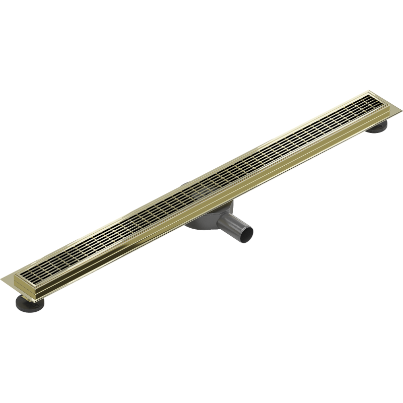 Mexen Flat 360° M33 Lineare Drehablauf 80 cm, gold - 1533080-40