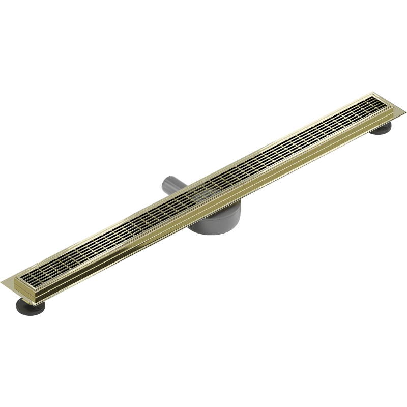 Mexen Flat 360° M33 drehbarer Linienabfluss 90 cm, gold - 1533090-40