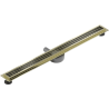 Mexen Flat 360° M33 drehbarer Linienabfluss 90 cm, gold - 1533090-40