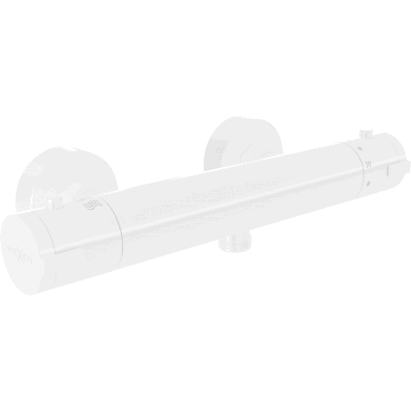 Mexen Kai thermostatische Duscharmatur, weiß - 77100-20