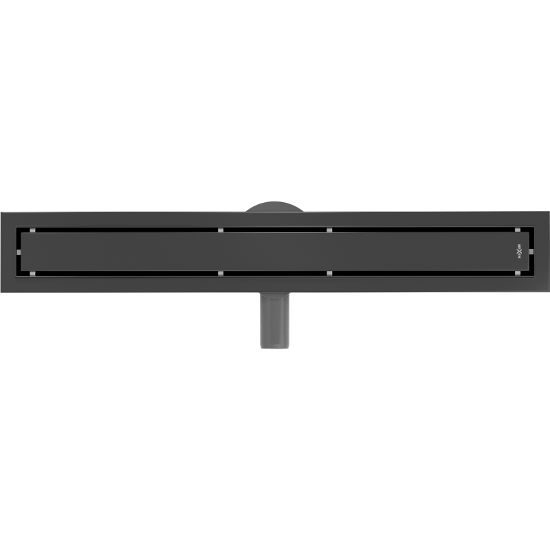 Mexen Flat 360° M13 drehbarer 2-in-1-Linienablauf 60 cm, schwarz - 1710060-40