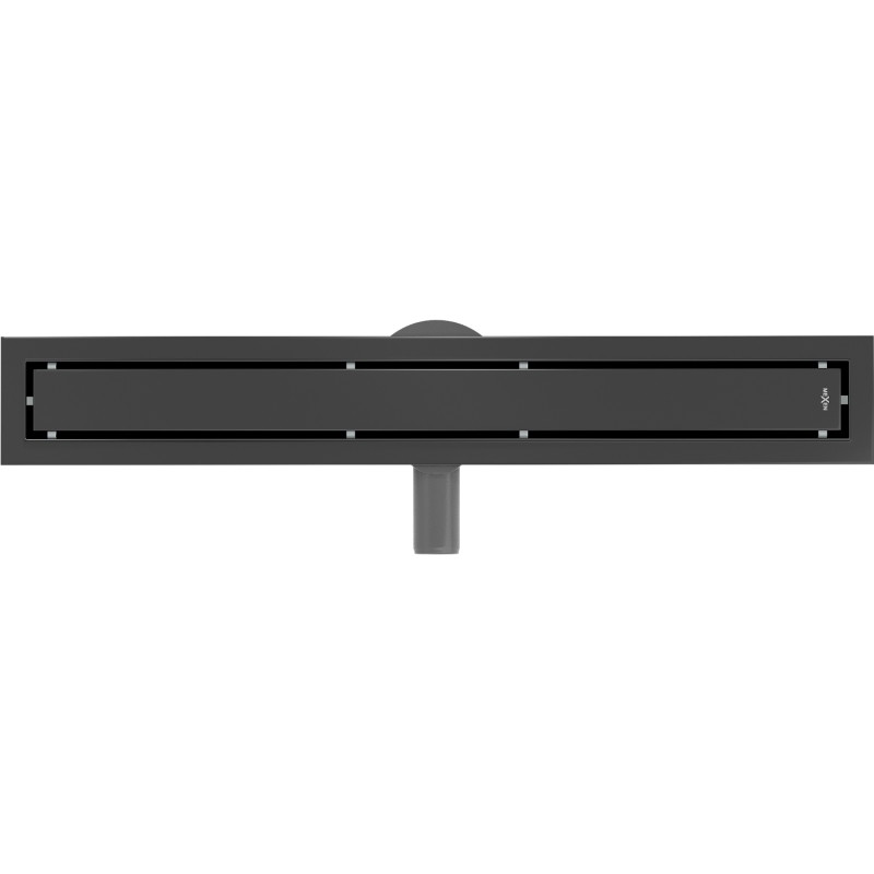 Mexen Flat 360° M13 Rotierender 2-in-1-Lineargully 60 cm, schwarz - 1710060-40