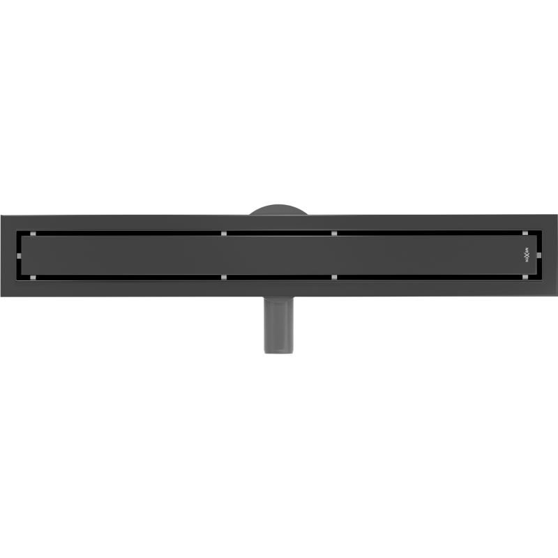 Mexen Flat 360° M13 drehbarer 2-in-1 70 cm Duschrinne, schwarz - 1710070-40