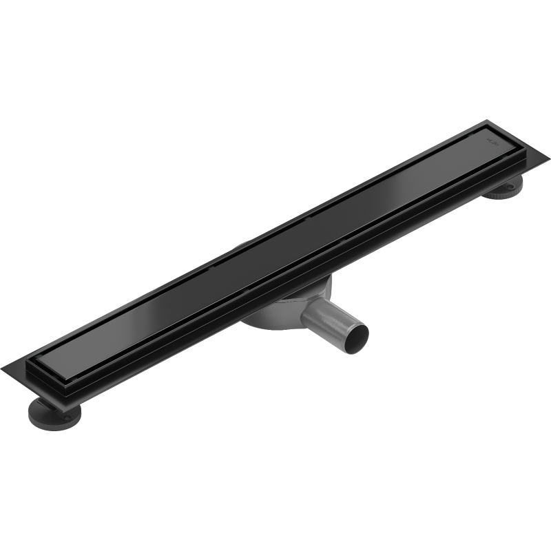 Mexen Flat 360° M13 drehbarer 2-in-1 70 cm Duschrinne, schwarz - 1710070-40