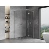 Mexen Mist-H L Duo Duschkabine schwenkbar rechts 95 x 100 cm, transparent, Chrom - 8A5L-095L-100P-01-00