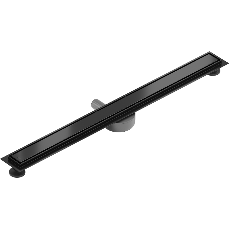 Mexen Flat 360° M13 drehbarer Linearablauf 2-in-1 80 cm, schwarz - 1710080-40