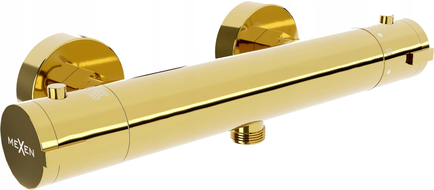 Mexen Kai thermostatische Duscharmatur, gold - 77100-50