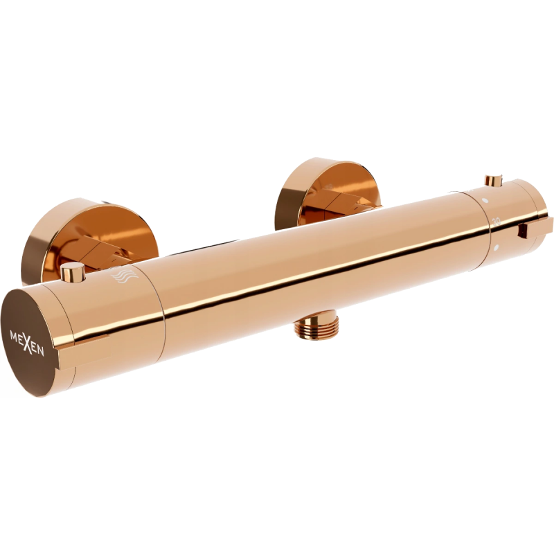 Mexen Kai thermostatische Duscharmatur, Roségold - 77100-60