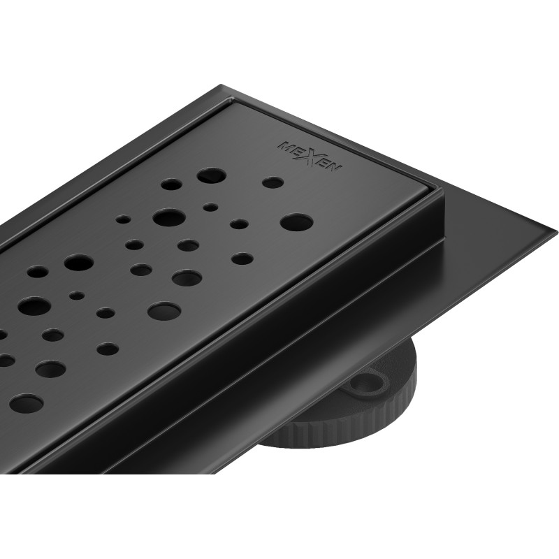 Mexen Flat 360° M12 Drehbarer Linienabfluss 70 cm, schwarz - 1721070-40
