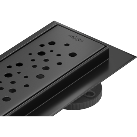 Mexen Flat 360° M12 drehbarer Linienablauf 80 cm, schwarz - 1721080-40
