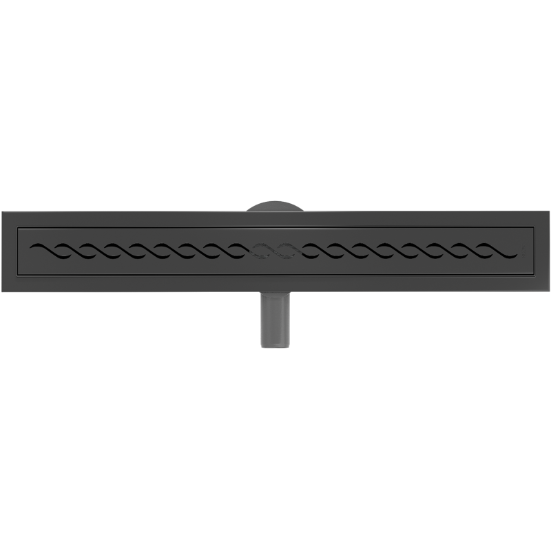 Mexen Flat 360° M18 Drehbarer Linienabfluss 50 cm, schwarz - 1723050-40