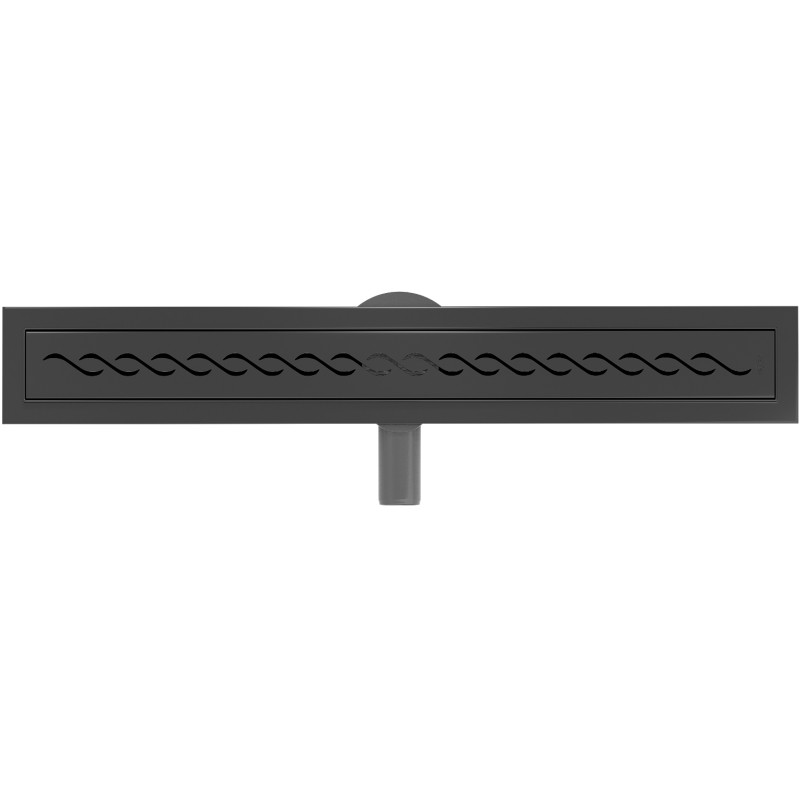 Mexen Flat 360° M18 Drehbarer Linienablauf 50 cm, schwarz - 1723050-40