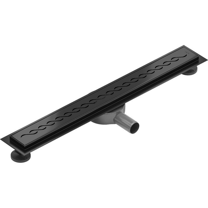 Mexen Flat 360° M18 Drehbarer Linienablauf 50 cm, schwarz - 1723050-40