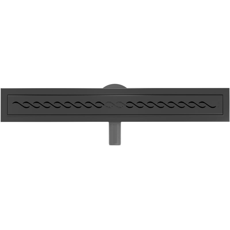 Mexen Flat 360° M18 drehbarer Linienablauf 60 cm, schwarz - 1723060-40